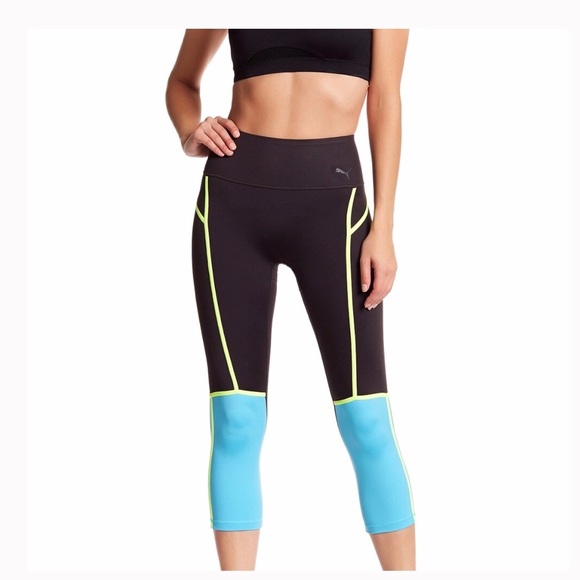 NWT Puma Powershape Dry Cell Crop Legging (S) - Picture 1 of 7